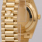 MINT 2023 Rolex Day-Date President 40mm SILVER MOTIF 18K Yellow Gold 228238 BOX