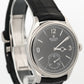 Rolex 1908 18K White Gold BLACK 39mm Leather Automatic Fluted 52509 Watch