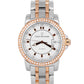 Carl F. Bucherer Patravi 38mm White Steel Rose Gold DIAMOND Watch 00.10617.07.23