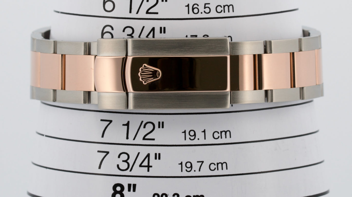 2026 RSC PAPERS Rolex DateJust 41mm CHOCOLATE 18K Rose Gold Steel 126301 BOX