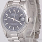 MINT PAPERS Rolex DateJust President Midsize PLATINUM Black 31mm 68246 BOX