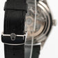 Rolex 1908 18K White Gold BLACK 39mm Leather Automatic Fluted 52509 Watch