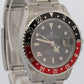1987 Rolex GMT-Master II 40mm FAT LADY Red Black COKE Stainless Steel 16760
