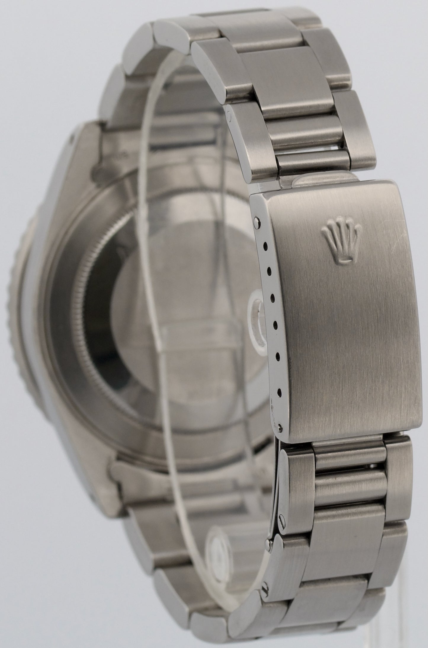 1987 Rolex GMT-Master II 40mm FAT LADY Red Black COKE Stainless Steel 16760