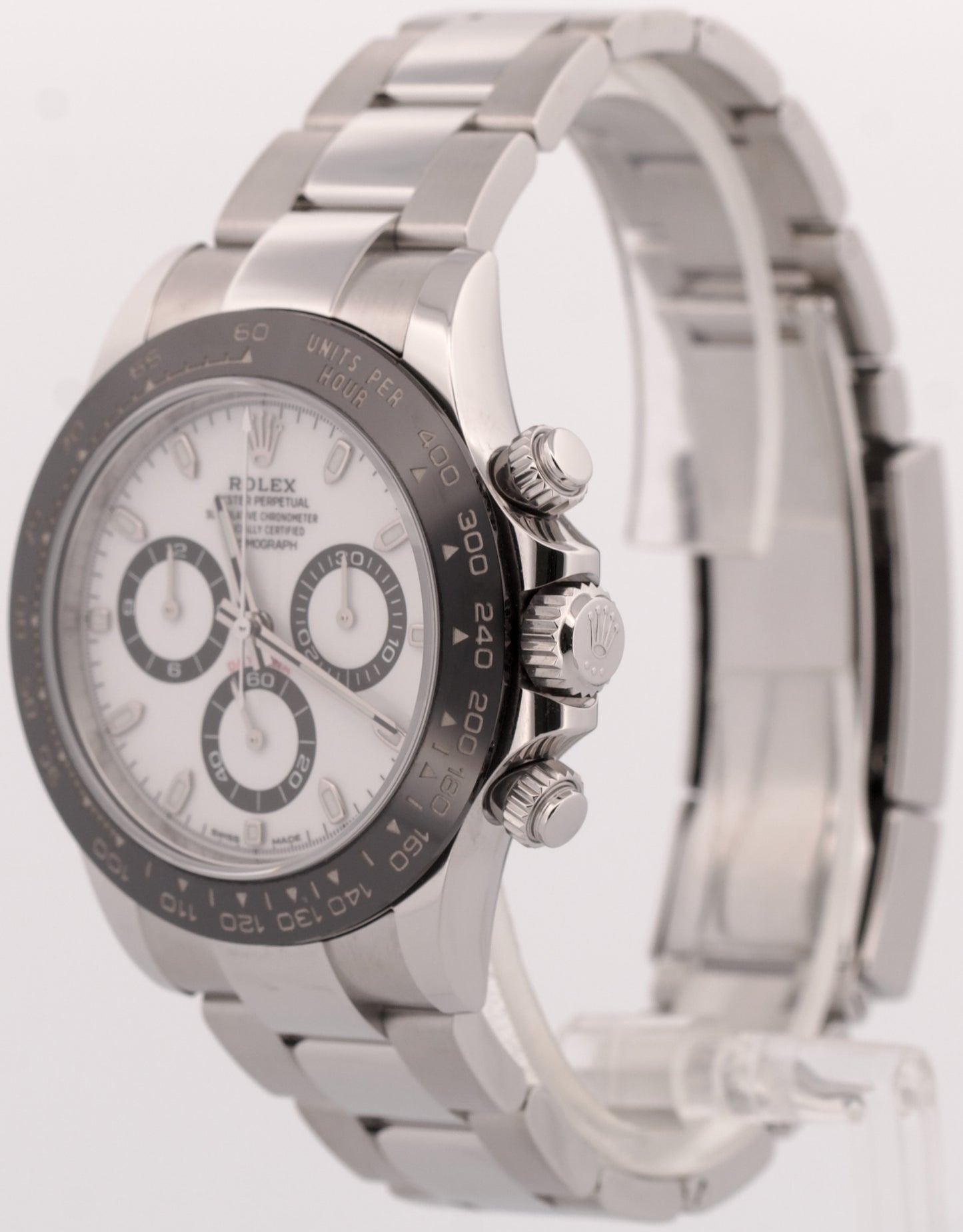 2021 PAPERS Rolex Daytona PANDA White Stainless Steel CERAMIC 40mm 116500 LN BOX