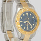 Rolex Yacht-Master Two-Tone 35mm BLUE Steel 18K Yellow Gold Midsize 68623 Watch