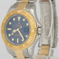 Rolex Yacht-Master Two-Tone 35mm BLUE Steel 18K Yellow Gold Midsize 68623 Watch