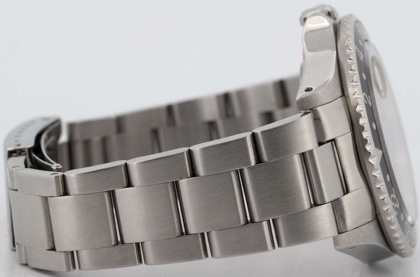 1987 Rolex GMT-Master II 40mm FAT LADY Red Black COKE Stainless Steel 16760