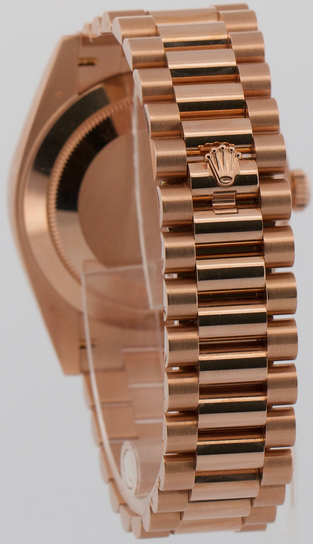 2025 PAPERS Rolex Day-Date President 40mm CHOCOLATE BAGUETTE 18K Gold 228235 BOX