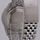 Rolex DateJust 36mm DIAMOND Stainless Steel WHITE ROMAN Jubilee Watch 16030