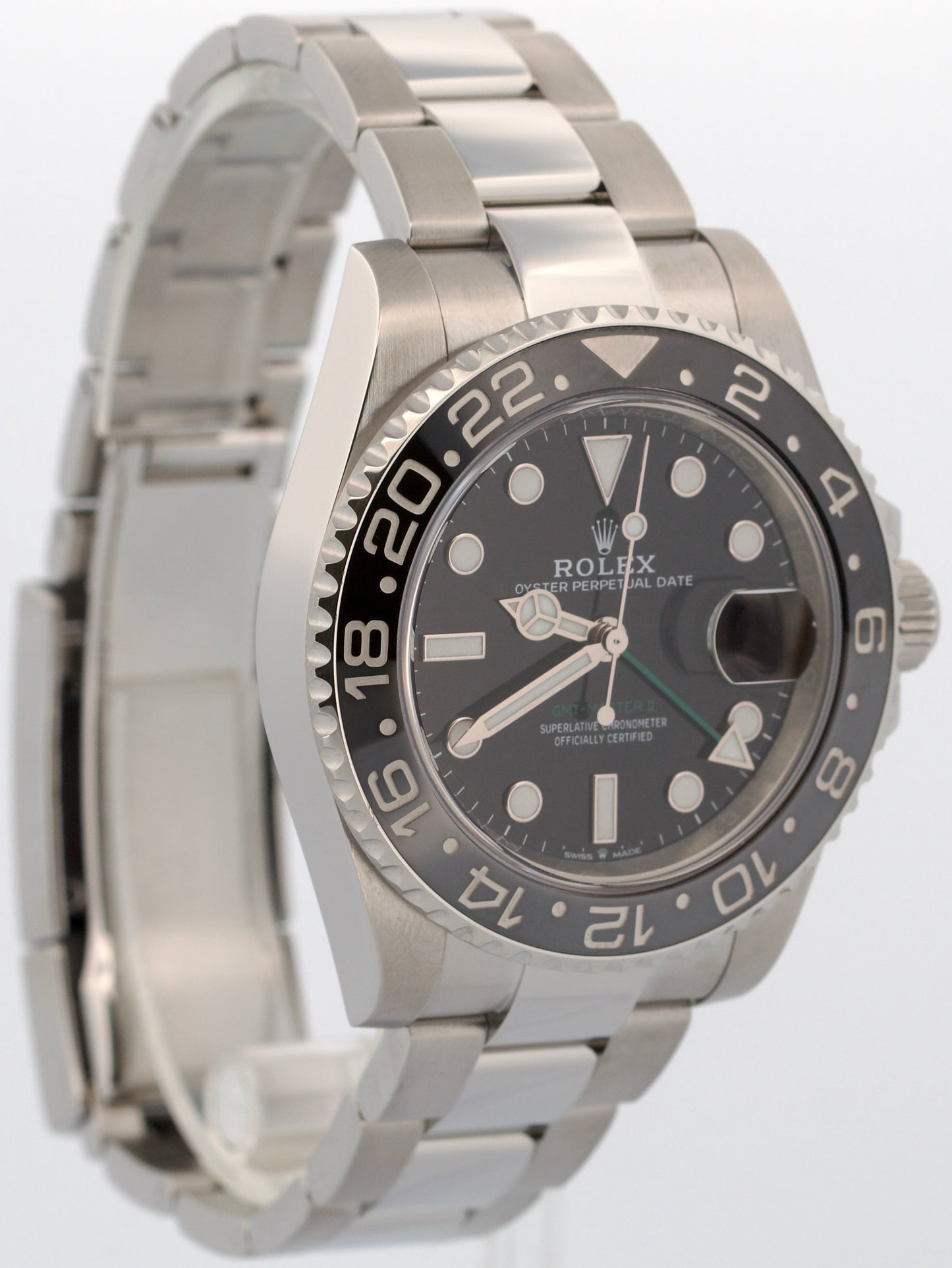 2024 Rolex GMT-Master II BRUCE WAYNE Gray Black 40mm OYSTER 126710 GRNR BOX