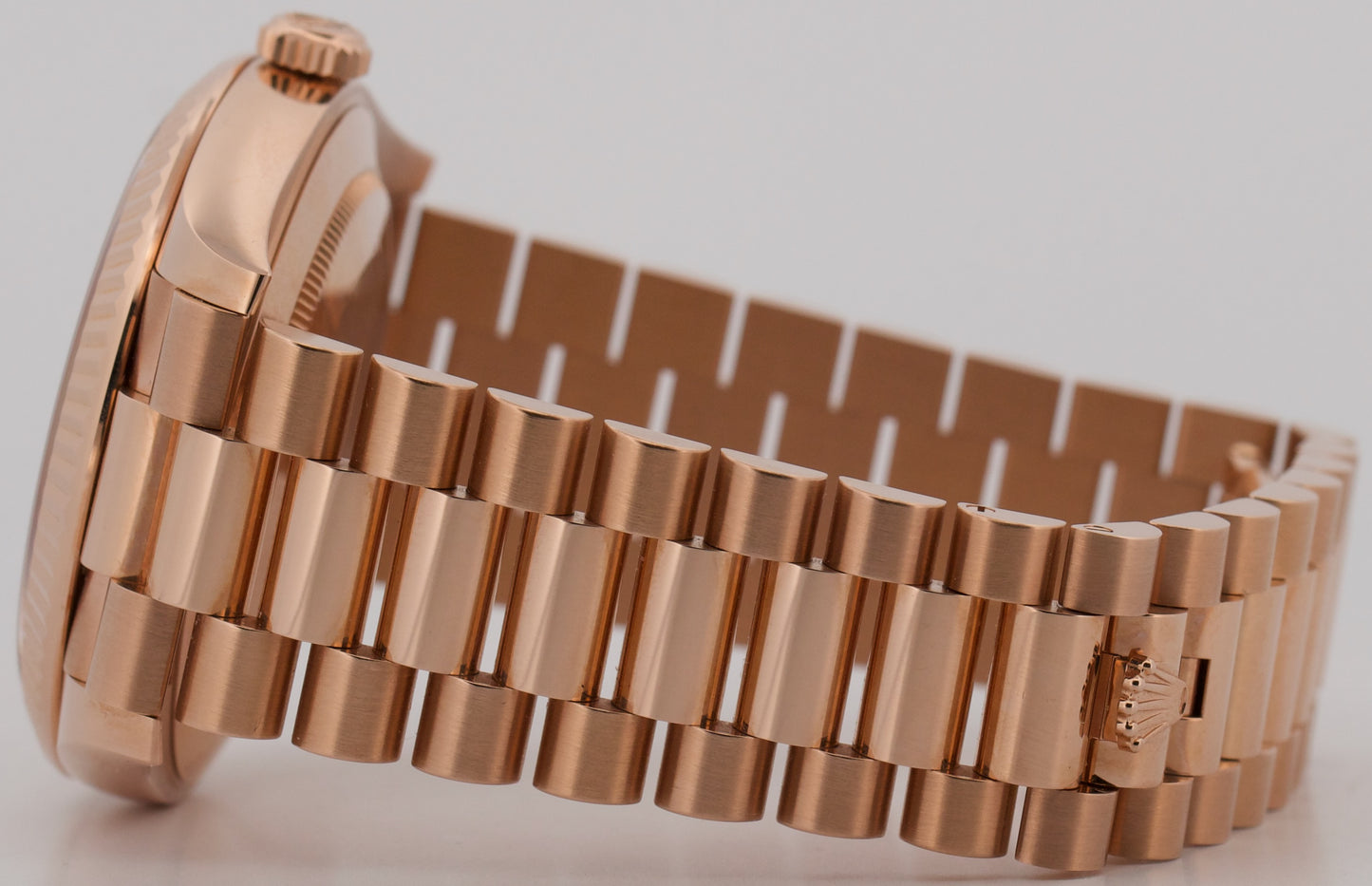 2025 PAPERS Rolex Day-Date President 40mm CHOCOLATE BAGUETTE 18K Gold 228235 BOX