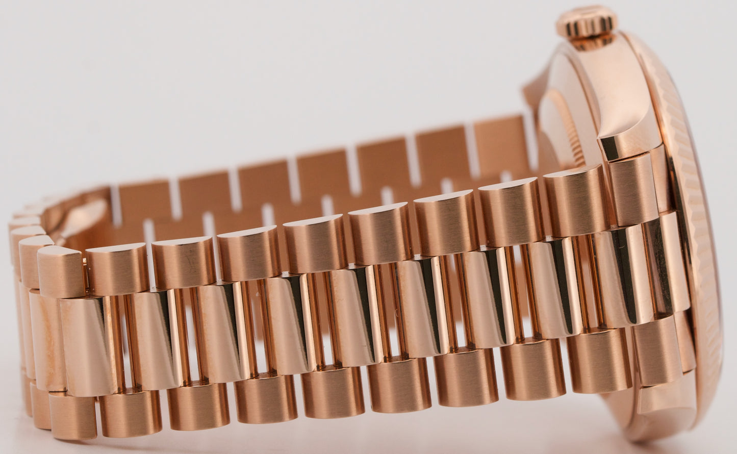 2025 PAPERS Rolex Day-Date President 40mm CHOCOLATE BAGUETTE 18K Gold 228235 BOX