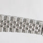 Rolex DateJust 31mm SILVER JUBILEE DIAMOND Steel Midsize 18K Fluted Watch 68274