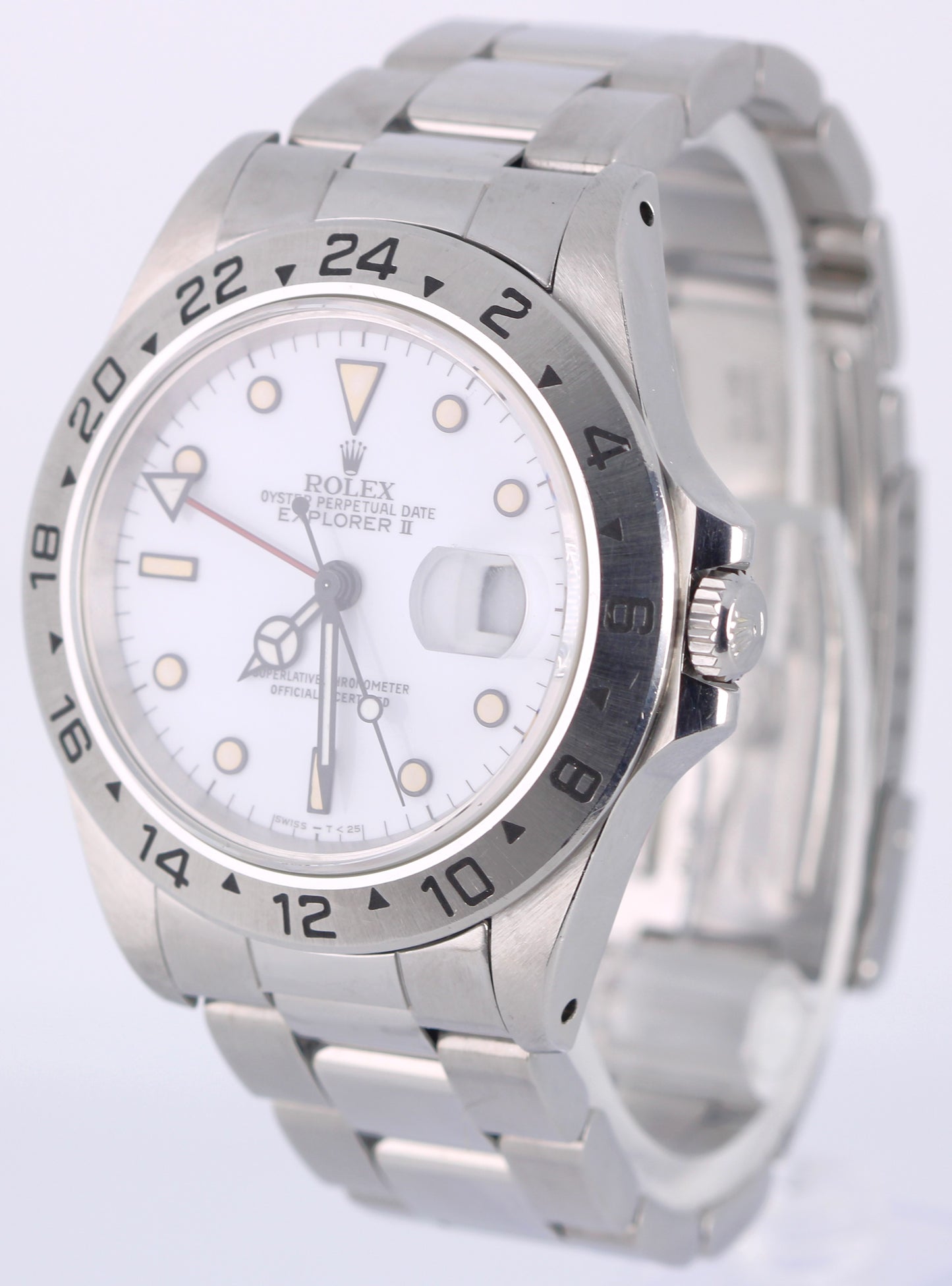 Rolex Explorer II CHI CHI DI MAIS Stainless Steel Polar White 40mm 16570 Watch
