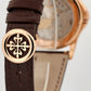 Patek Philippe World Time Complications SILVER 18K Rose Gold 39.5mm 5130R Watch