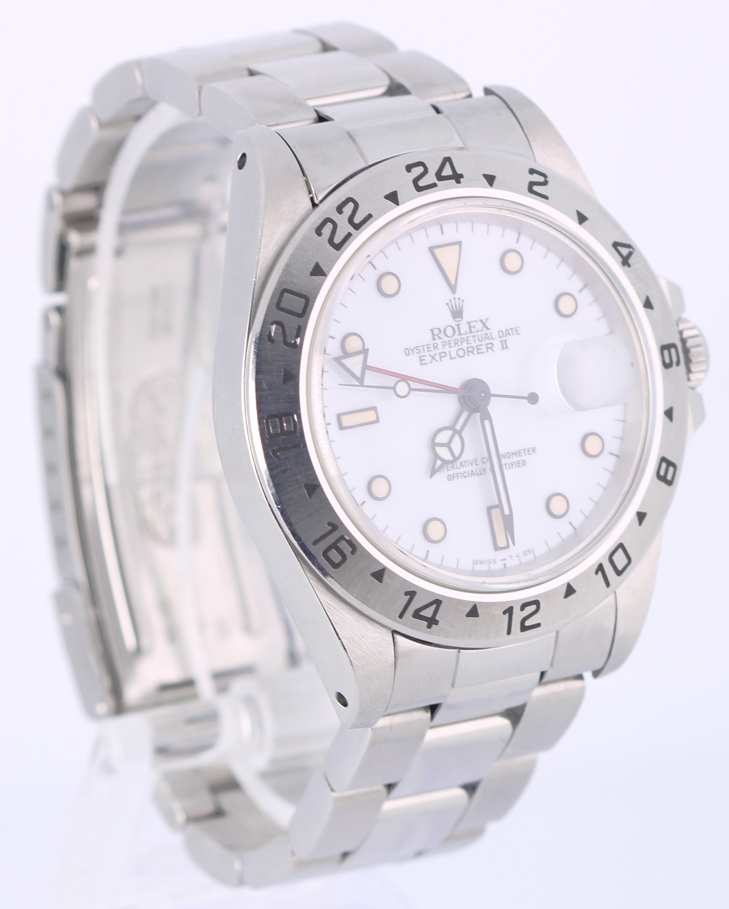 Rolex Explorer II CHI CHI DI MAIS Stainless Steel Polar White 40mm 16570 Watch