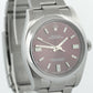 PAPERS Rolex Oyster Perpetual GRAPE Purple Stainless Steel 3-6-9 36mm 116000 BOX