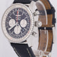 PAPERS Breitling Navitimer Rattrapante Chronograph Leather 45mm Watch AB0310 BOX