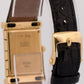 PAPERS Van Cleef & Arpels Paris Facade WHITE 18K Yellow Gold 19mm 122363 BOX
