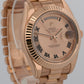 PAPERS Rolex Day-Date II 41mm President CONCENTRIC PINK Roman 18K 218235 BOX
