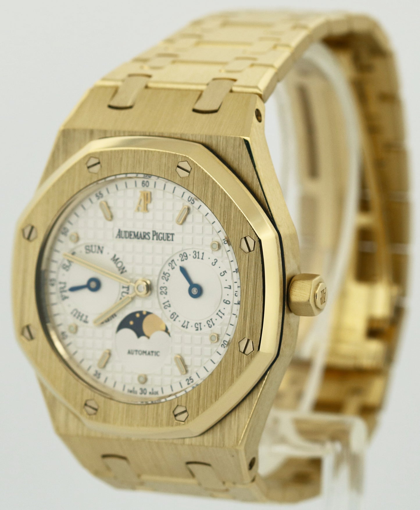 Audemars Piguet Royal Oak Day Date MOONPHASE 18K Yellow Gold 37mm 25594BA Watch