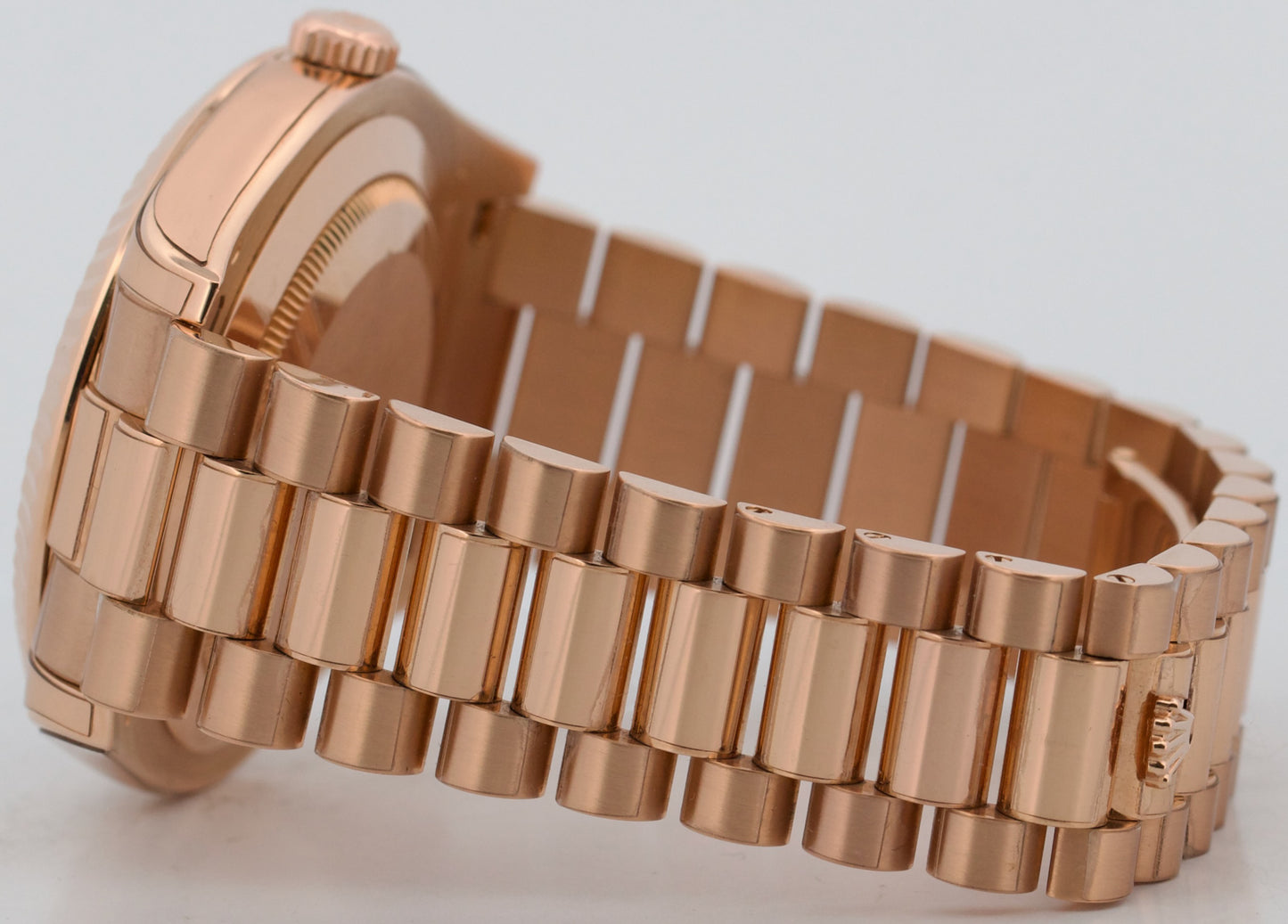 PAPERS Rolex Day-Date II 41mm President CONCENTRIC PINK Roman 18K 218235 BOX