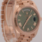 NEW 2026 PAPERS Rolex Day-Date President 40mm OLIVE GREEN 18K Gold 228235 BOX