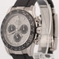 2019 PAPERS Rolex Daytona SILVER GHOST 18K Gold Oysterflex 40mm 116519 LN BOX