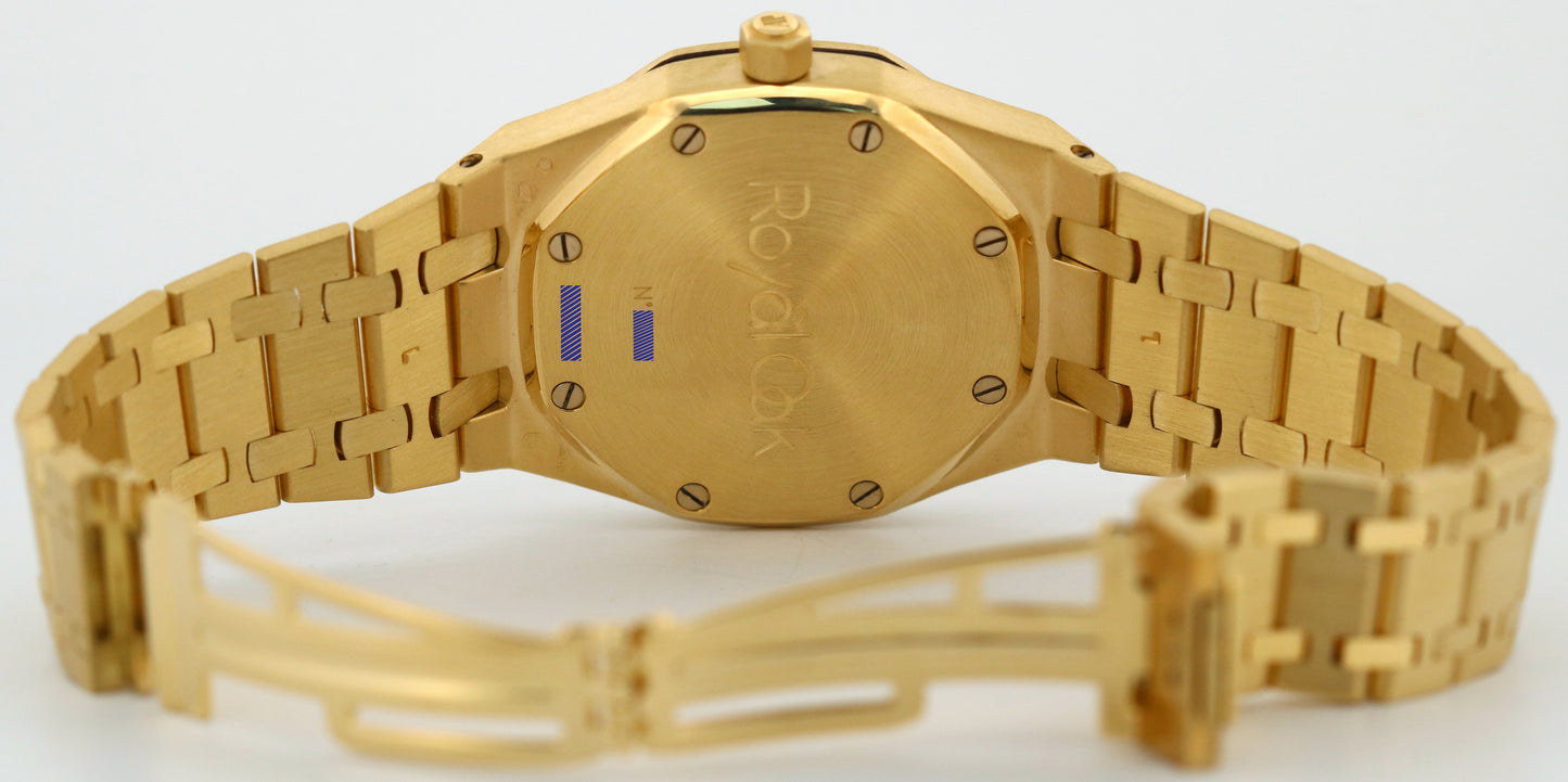 Audemars Piguet Royal Oak Day Date MOONPHASE 18K Yellow Gold 37mm 25594BA Watch