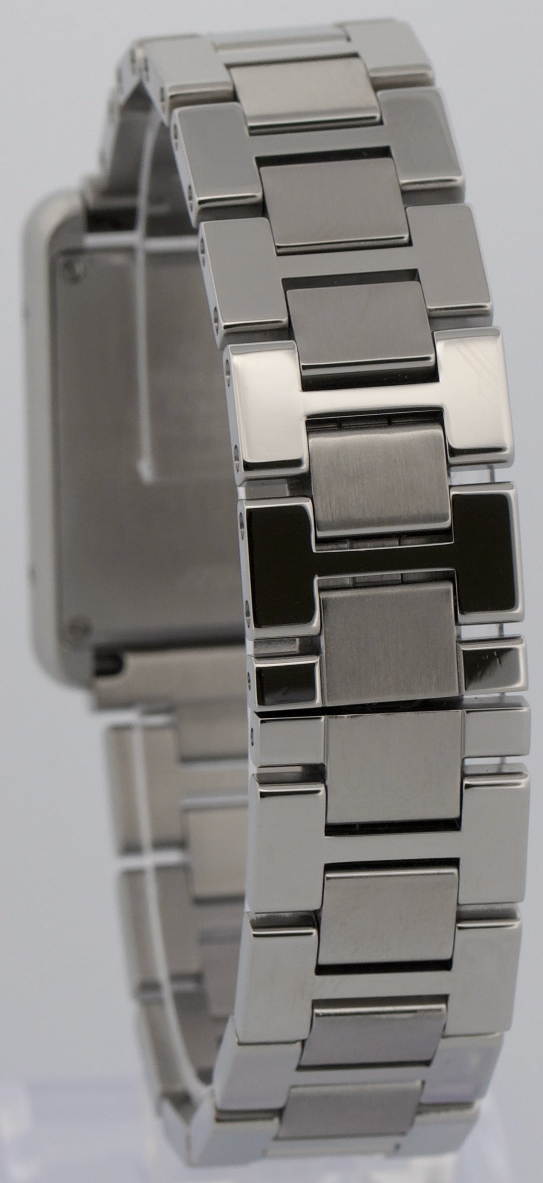 2012 PAPERS Cartier Tank Solo SILVER Steel 23mm Quartz Leather 3170 W5200013 BOX