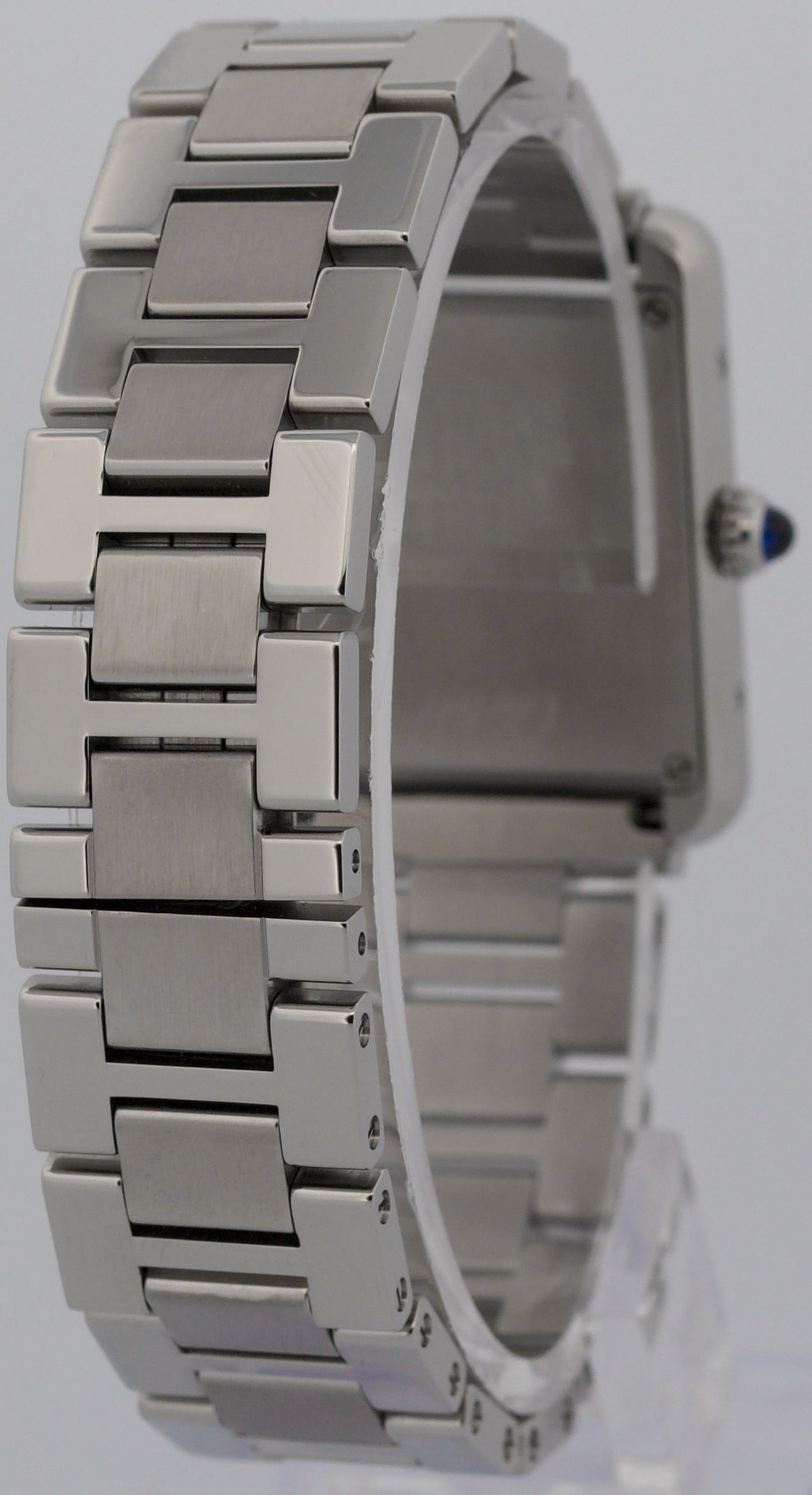 2012 PAPERS Cartier Tank Solo SILVER Steel 23mm Quartz Leather 3170 W5200013 BOX