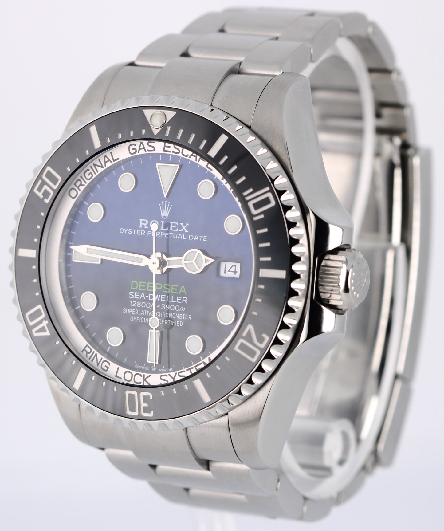 Rolex Sea-Dweller DeepSea PAPERS JAMES CAMERON Blue Black 44mm 126660 Watch BOX