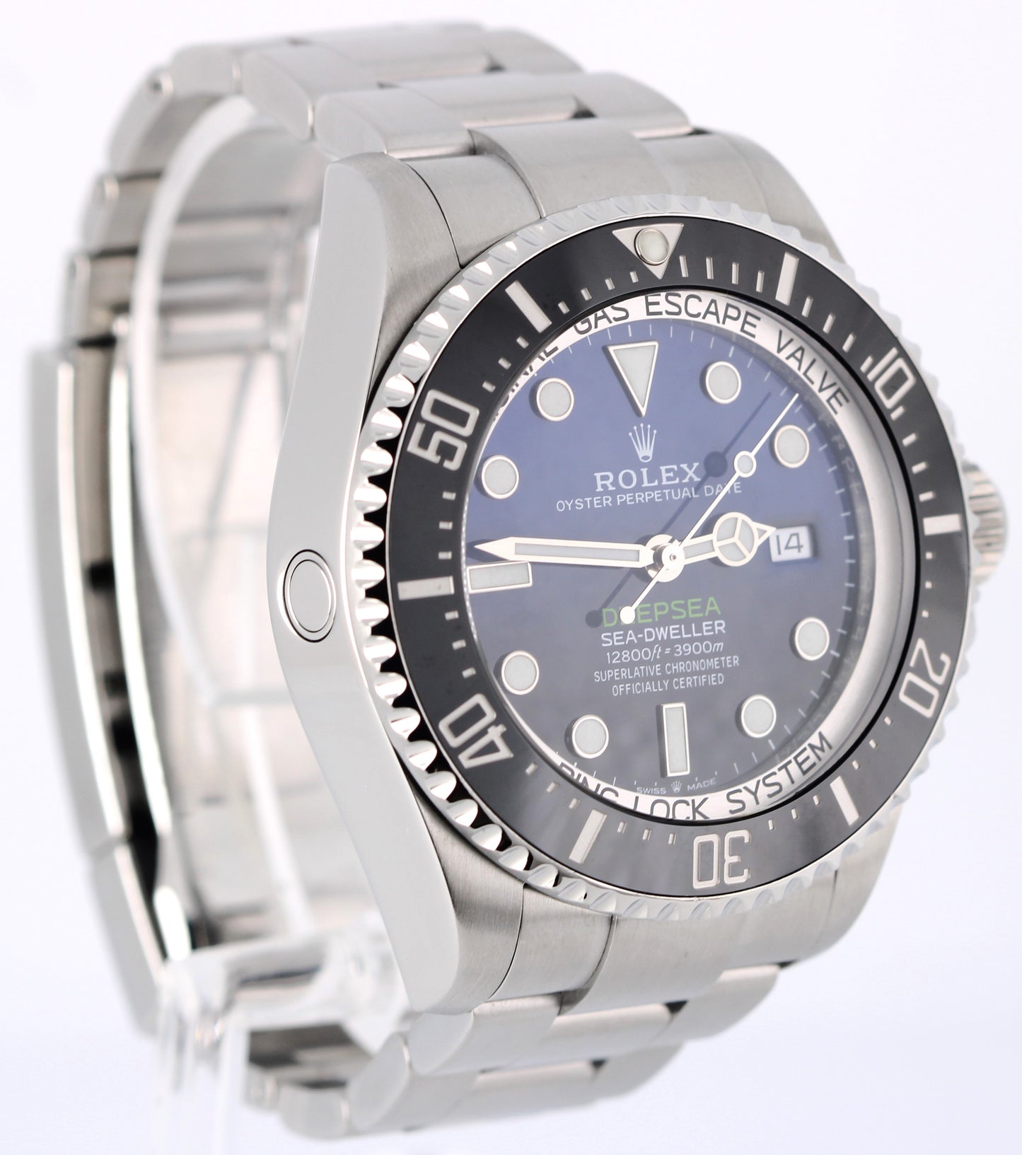 Rolex Sea-Dweller DeepSea PAPERS JAMES CAMERON Blue Black 44mm 126660 Watch BOX