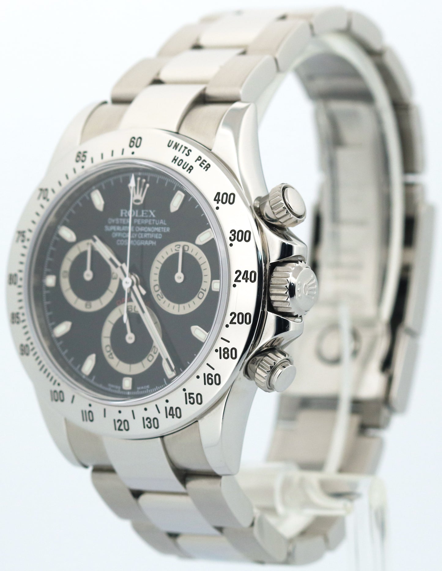 2022 RSC Rolex Daytona Cosmograph BLACK 40mm Stainless REHAUT 116520 Watch BOX