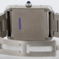 2012 PAPERS Cartier Tank Solo SILVER Steel 23mm Quartz Leather 3170 W5200013 BOX