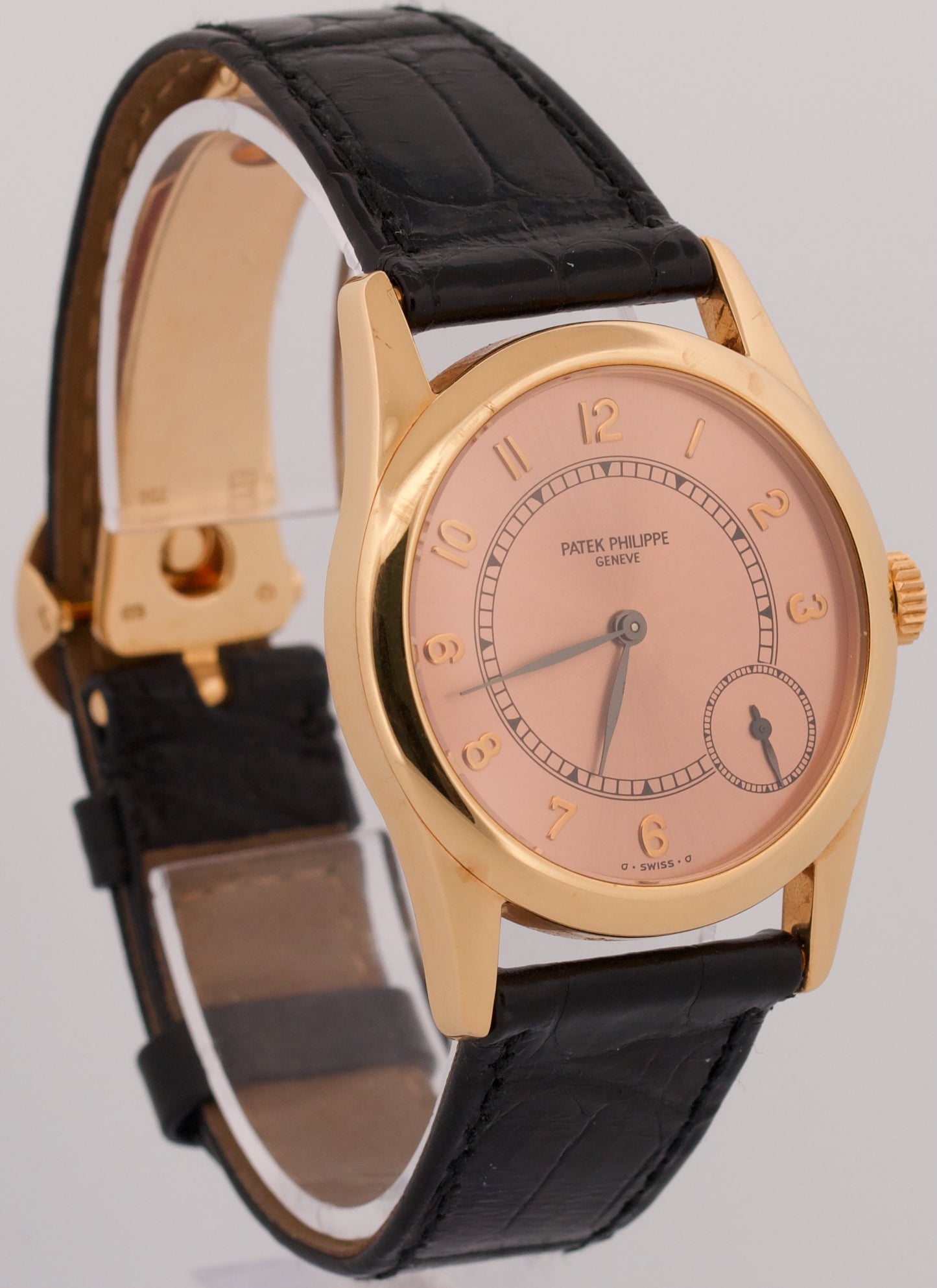 Patek Philippe Calatrava PINK 18K Rose Gold 33mm Automatic Watch 5000R BOX