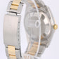 VINTAGE Rolex Oyster Perpetual DATE Two-Tone Gold Steel Black 34mm 15053 Watch