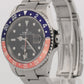 1999 Rolex GMT-Master II 40mm FADED PEPSI Red Blue Steel OYSTER 16710 Watch BOX