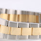 VINTAGE Rolex Oyster Perpetual DATE Two-Tone Gold Steel Black 34mm 15053 Watch