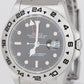 UNPOLISHED 1988 Rolex Explorer II Black Patina Stainless Steel 40mm Watch 16550