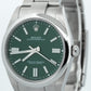 2025 PAPERS Rolex Oyster Perpetual 41 GREEN Stainless Steel 41mm 124300 BOX