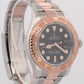 Rolex Yacht-Master BLACK 40mm Two-Tone 18K Rose Gold Stainless YM1 Watch 116621