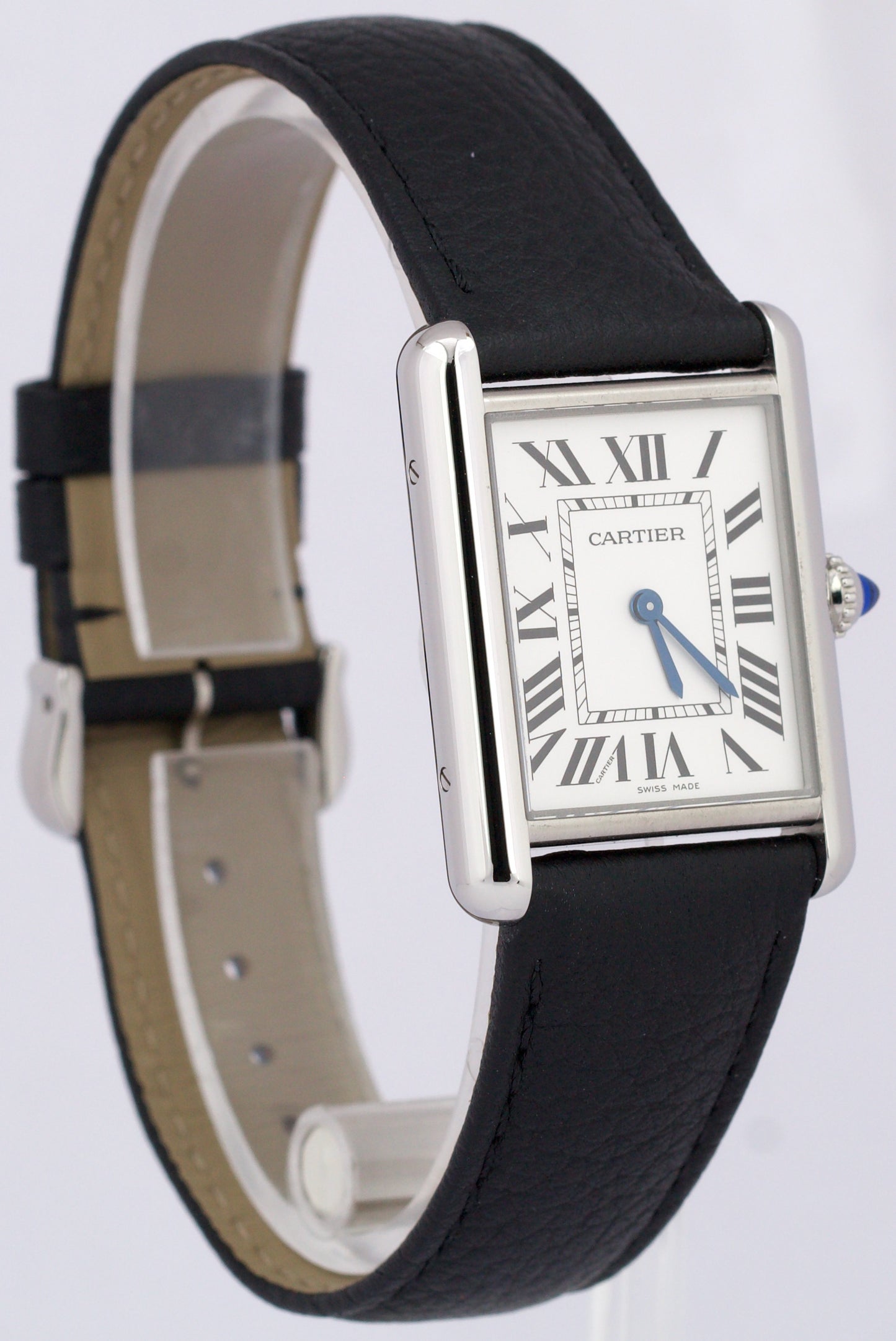 MINT PAPERS Cartier Tank Must 33mm x 25mm Steel Leather WSTA0041 Watch 4323 BOX