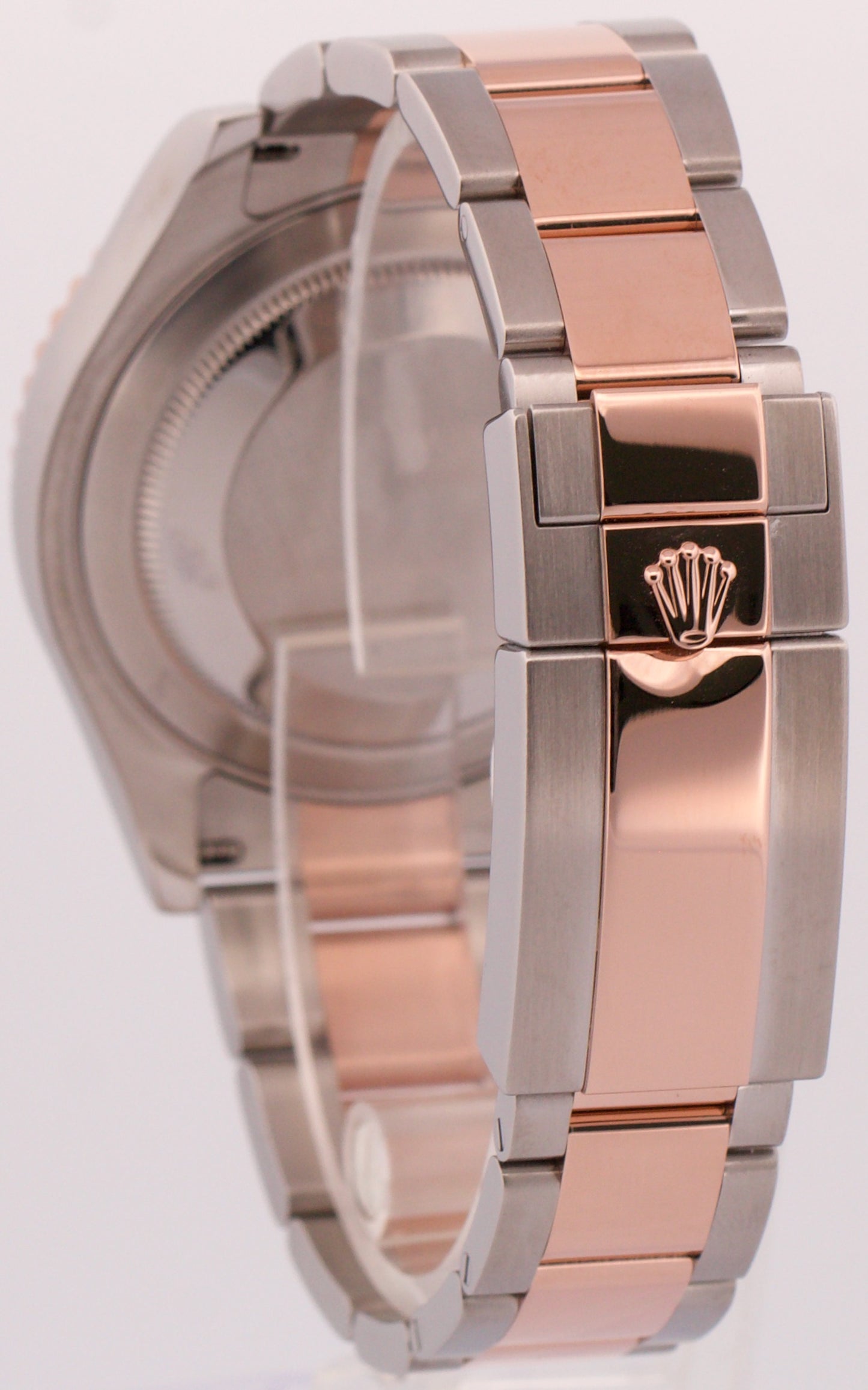 Rolex Yacht-Master BLACK 40mm Two-Tone 18K Rose Gold Stainless YM1 Watch 116621