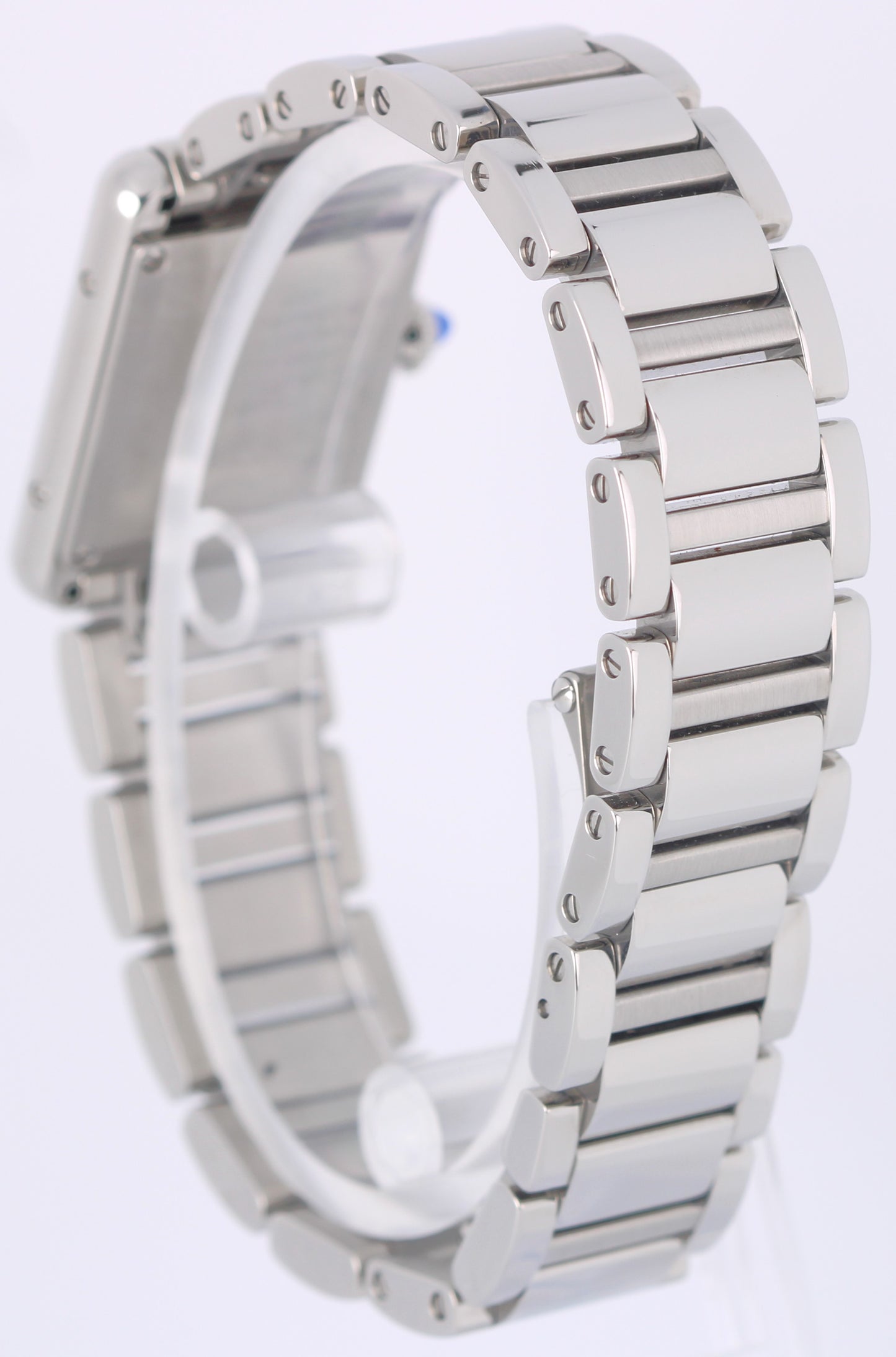 2023 PAPERS Cartier Tank Must Silver Roman Numeral 22mm Quartz WSTA0051 4322 BOX