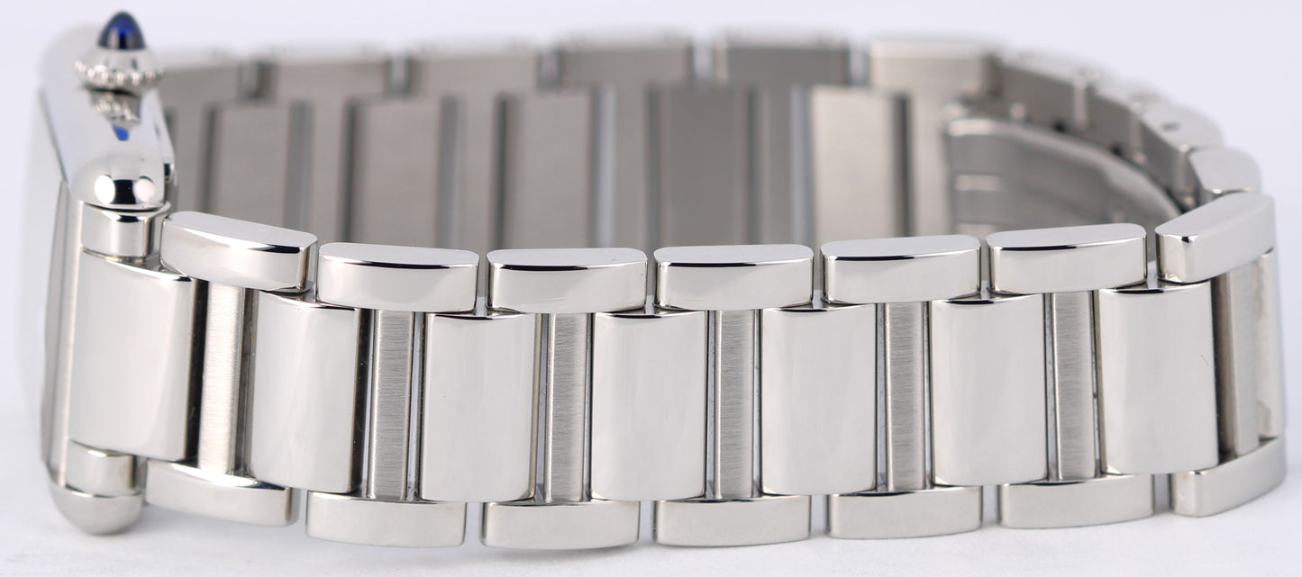 2023 PAPERS Cartier Tank Must Silver Roman Numeral 22mm Quartz WSTA0051 4322 BOX