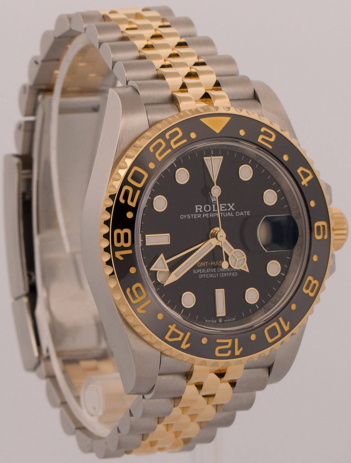 2024 PAPERS Rolex GMT-Master II Black JUBILEE 18K Gold 40mm 126713 GRNR BOX