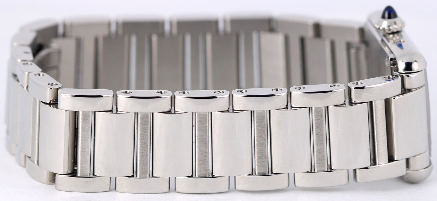 2023 PAPERS Cartier Tank Must Silver Roman Numeral 22mm Quartz WSTA0051 4322 BOX