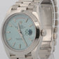 Rolex Day-Date President 40mm 950 Platinum GLACIER BLUE MOTIF Smooth 228206 BOX